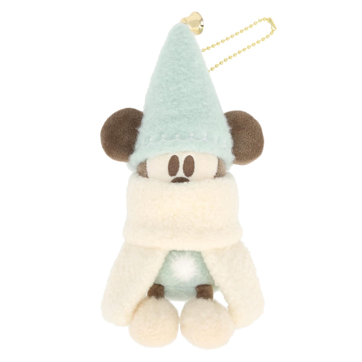 ぬいぐるみバッジ　くすみミント