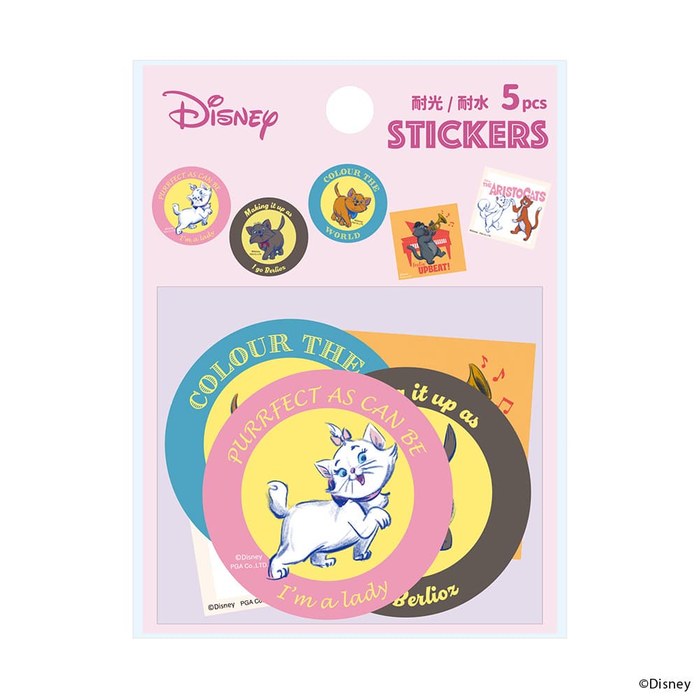 ステッカー 5PCSセット [おしゃれキャット]