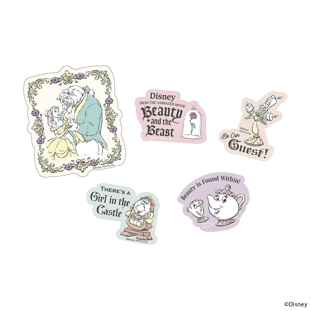 ステッカー 5PCSセット [美女と野獣]2