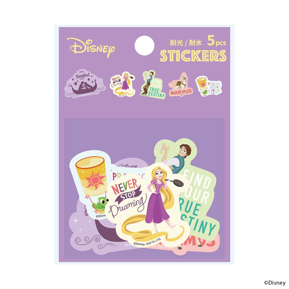 ステッカー 5PCSセット [塔の上のラプンツェル]