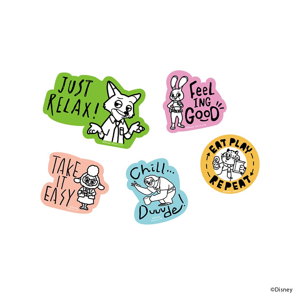 ステッカー 5PCSセット [ズートピア]2