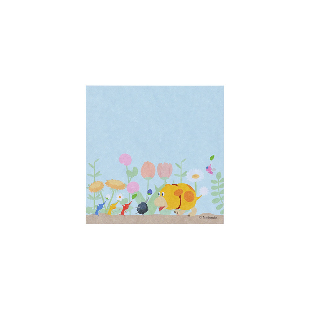 ダイカットブロック付箋　ライトブルー05