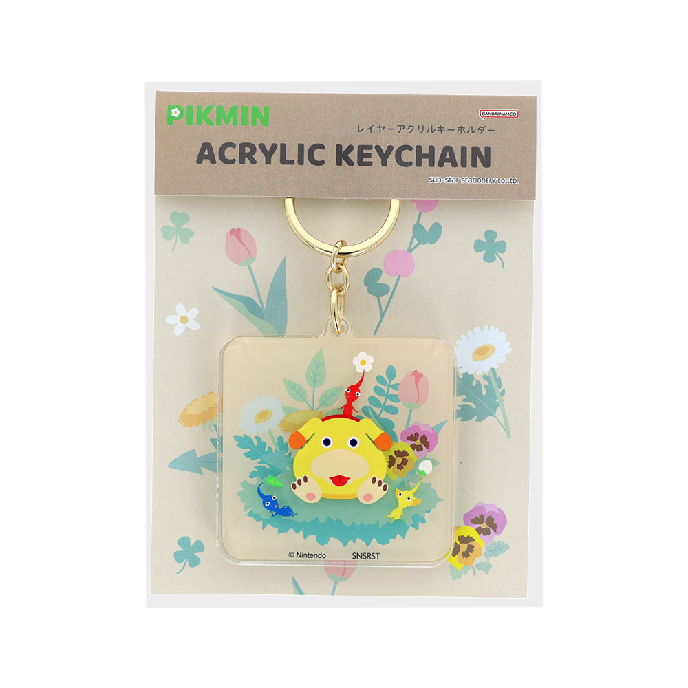 レイヤーアクリルキーホルダー　あつまれ