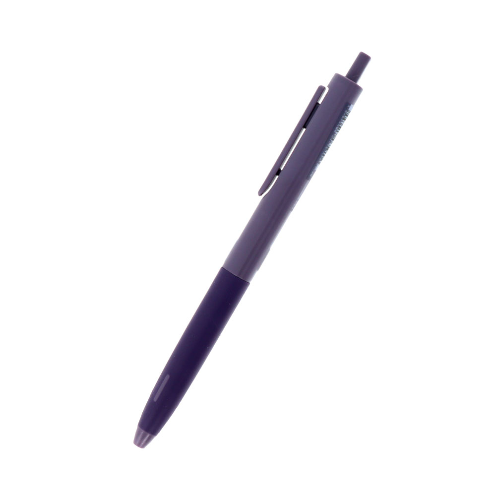 静音ゲルボールペン ミュートン(雨降りライラック)ヨコ