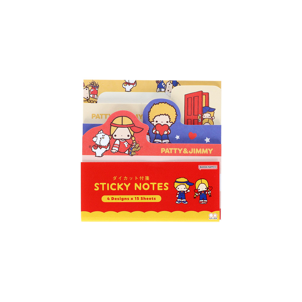 ダイカットブロック付箋 パティ&ジミー