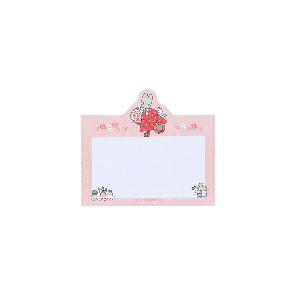 ダイカットブロック付箋 マロンクリーム02