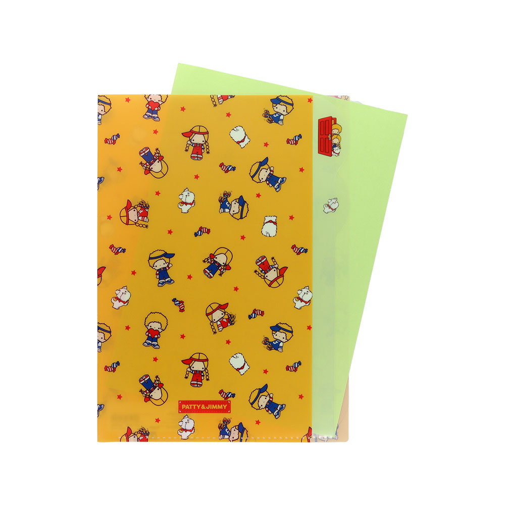 ダイカットクリアファイル5P