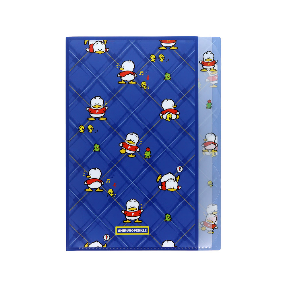 ダイカットクリアファイル5P あひるのペックル