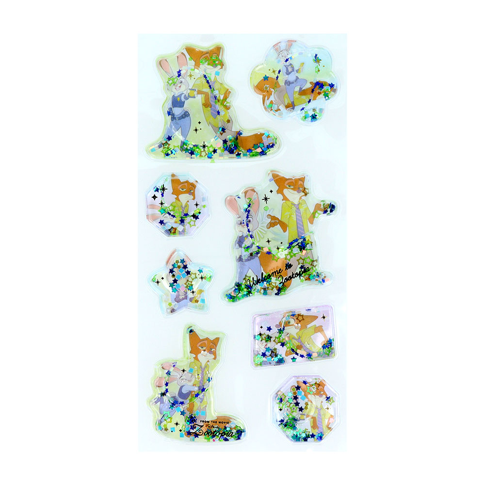 ウォーターシール　ズートピア（シール本体）