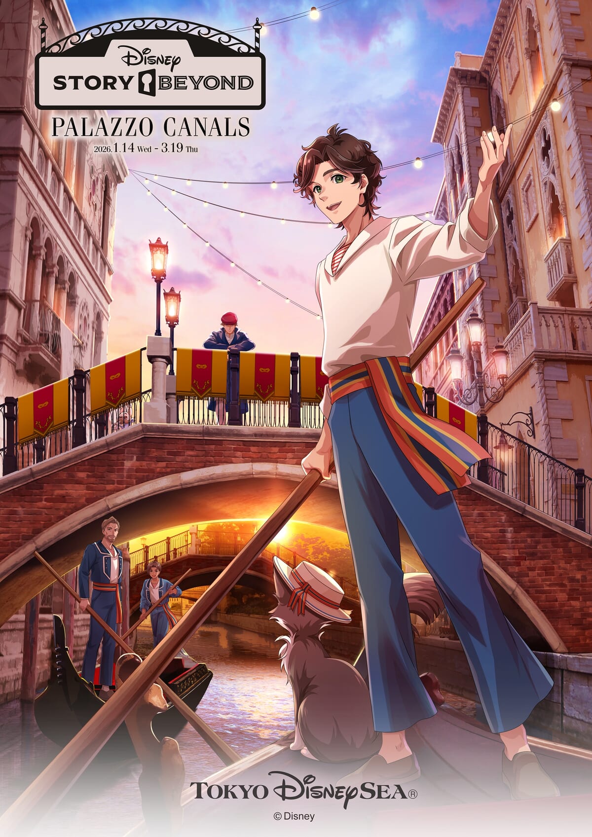 第三弾は｢パラッツォ・カナル｣でゴンドリエを目指す青年の物語！東京ディズニーシー「ディズニーストーリービヨンド」