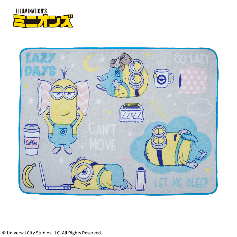 ミニオン　プラチナムザッカfuwa&hugブランケット
