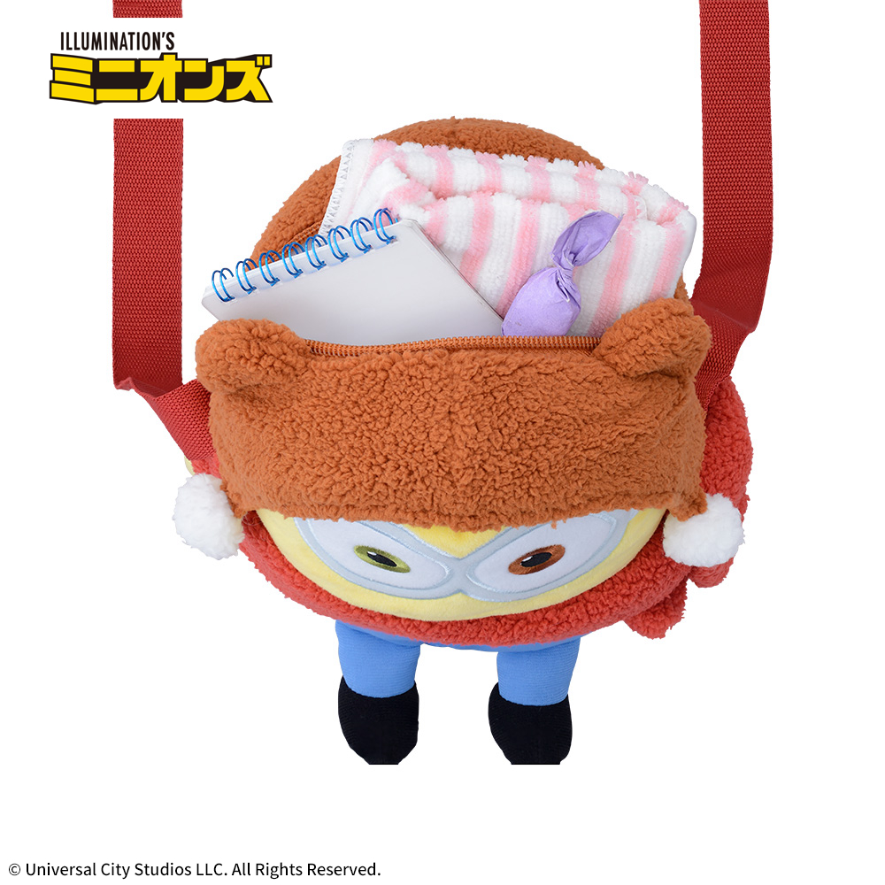 ミニオン　プラチナムザッカショルダーバッグ“ボブ&ゆきだるまティム”（使用イメージ）