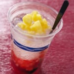 トルバドールタバン「スパークリングカクテル（ラズベリーリキュール＆パイナップル）」