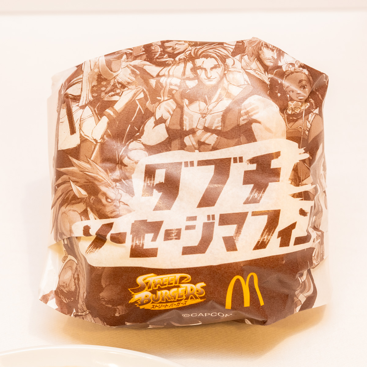 朝マック：ダブチソーセージマフィン　パッケージ