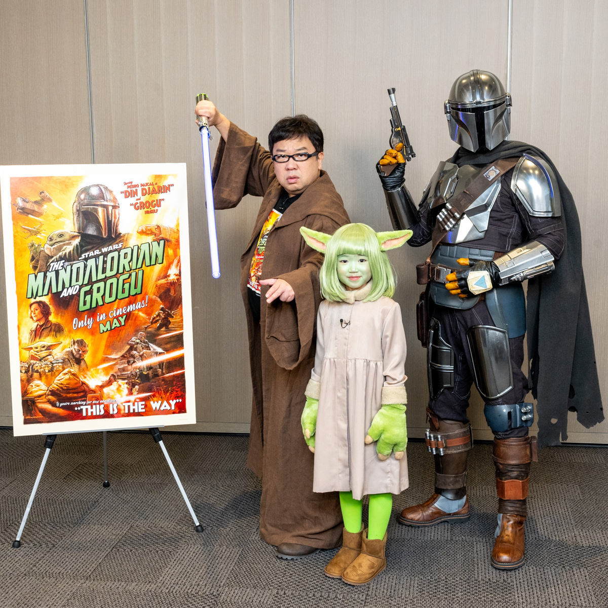 『スター・ウォーズ/マンダロリアン・アンド・グローグー』公開記念「スター・ウォーズ」パレード 2025 囲み取材2