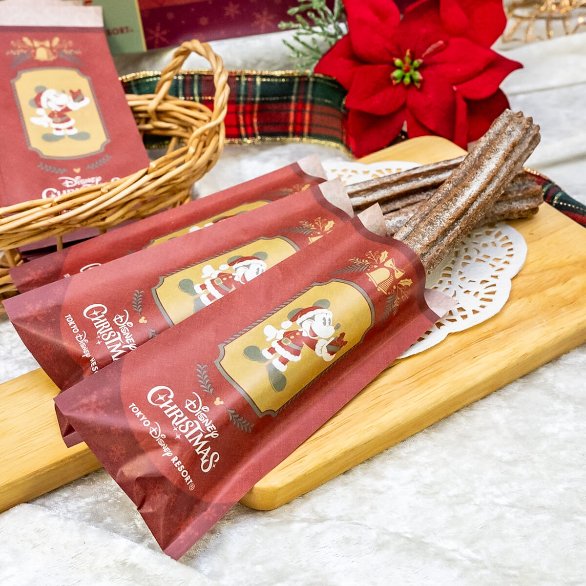 東京ディズニーリゾート・フローズンセレクション“ディズニー・クリスマス2025”チュロス(チョコレート味)2