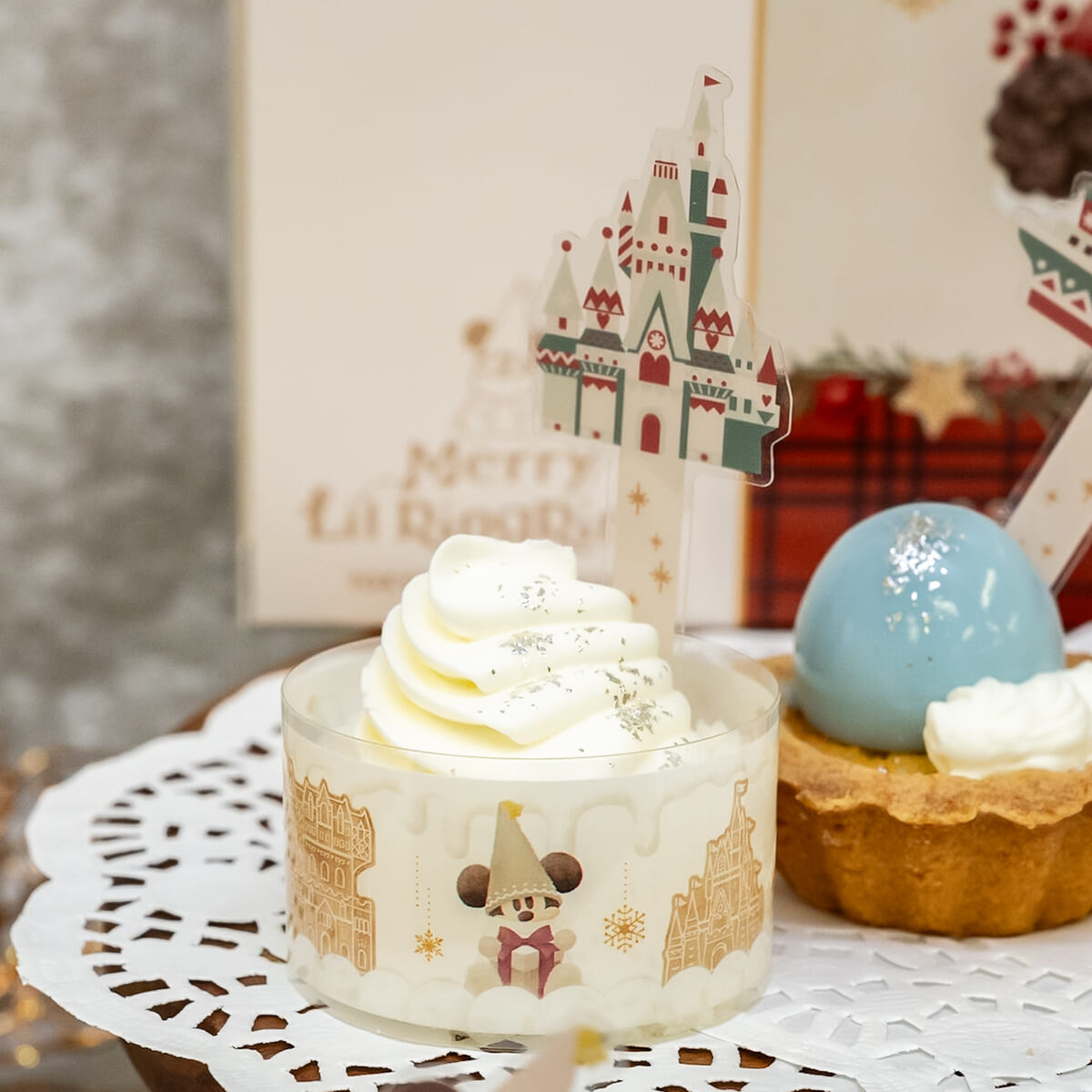 【シンデレラ城】ミルクホイップクリームのロールケーキ