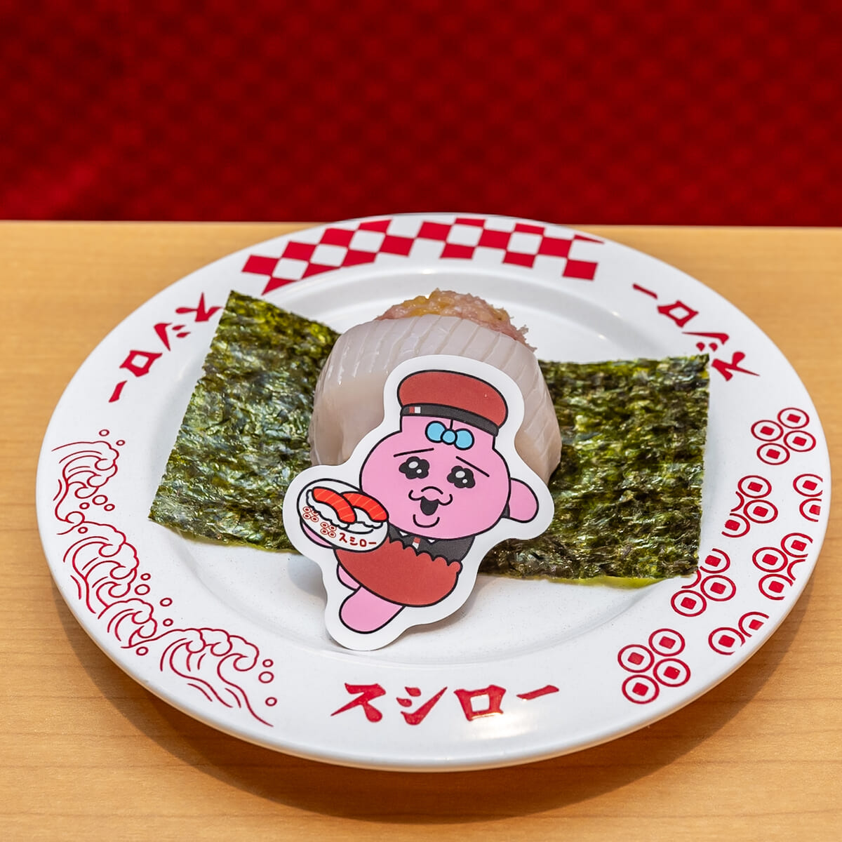 前半:まぐたくおはぎ(イカのせ)可哀想に!コラボ限定ピック付き2