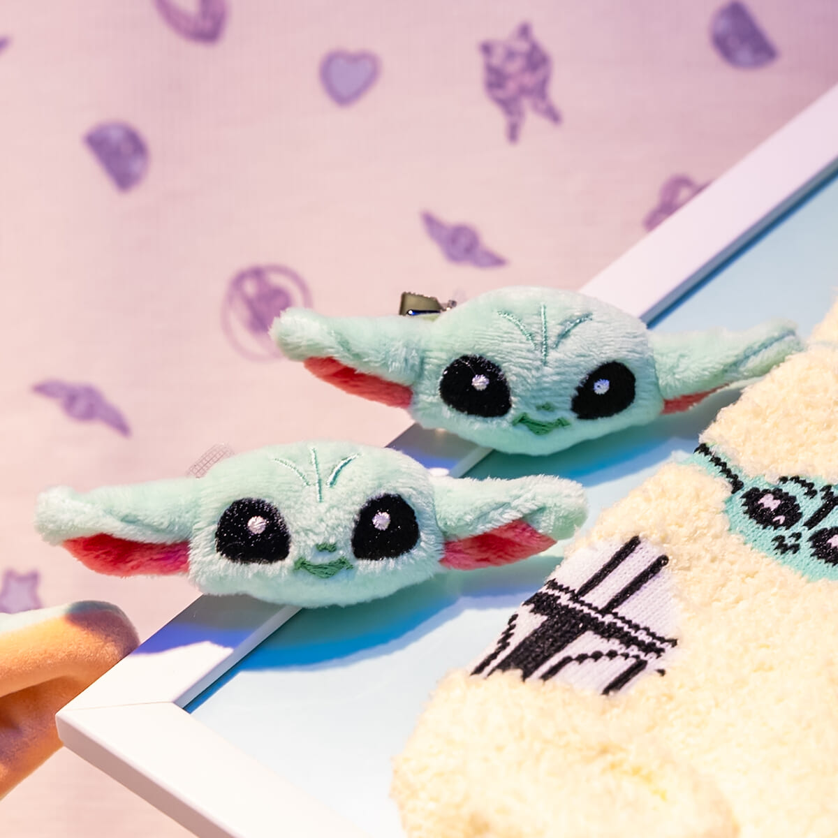 STAR WARS GROGU CUTEST IN THE GALAXY 前髪クリップ　GROGU／MANDO