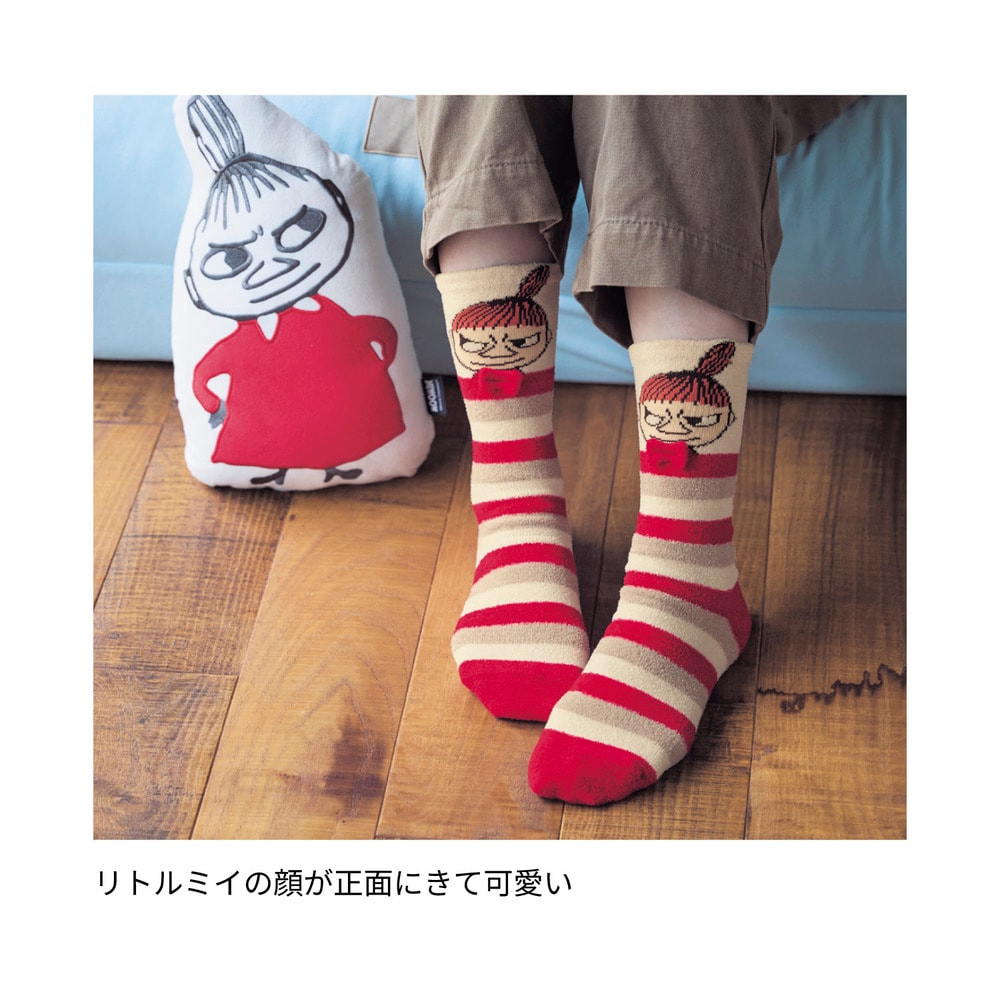 フェイスルームソックス　リトルミイ　着用イメージ