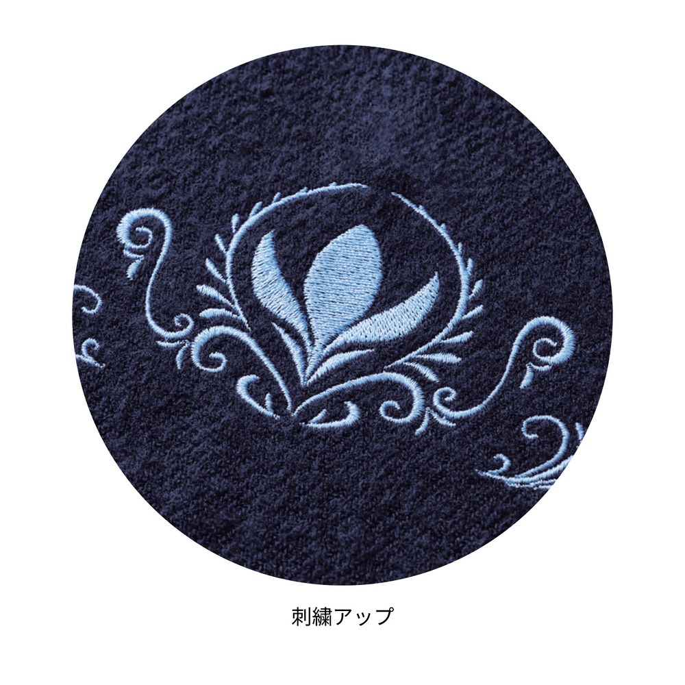 刺繍モチーフのストール アナと雪の女王 刺繍アップ