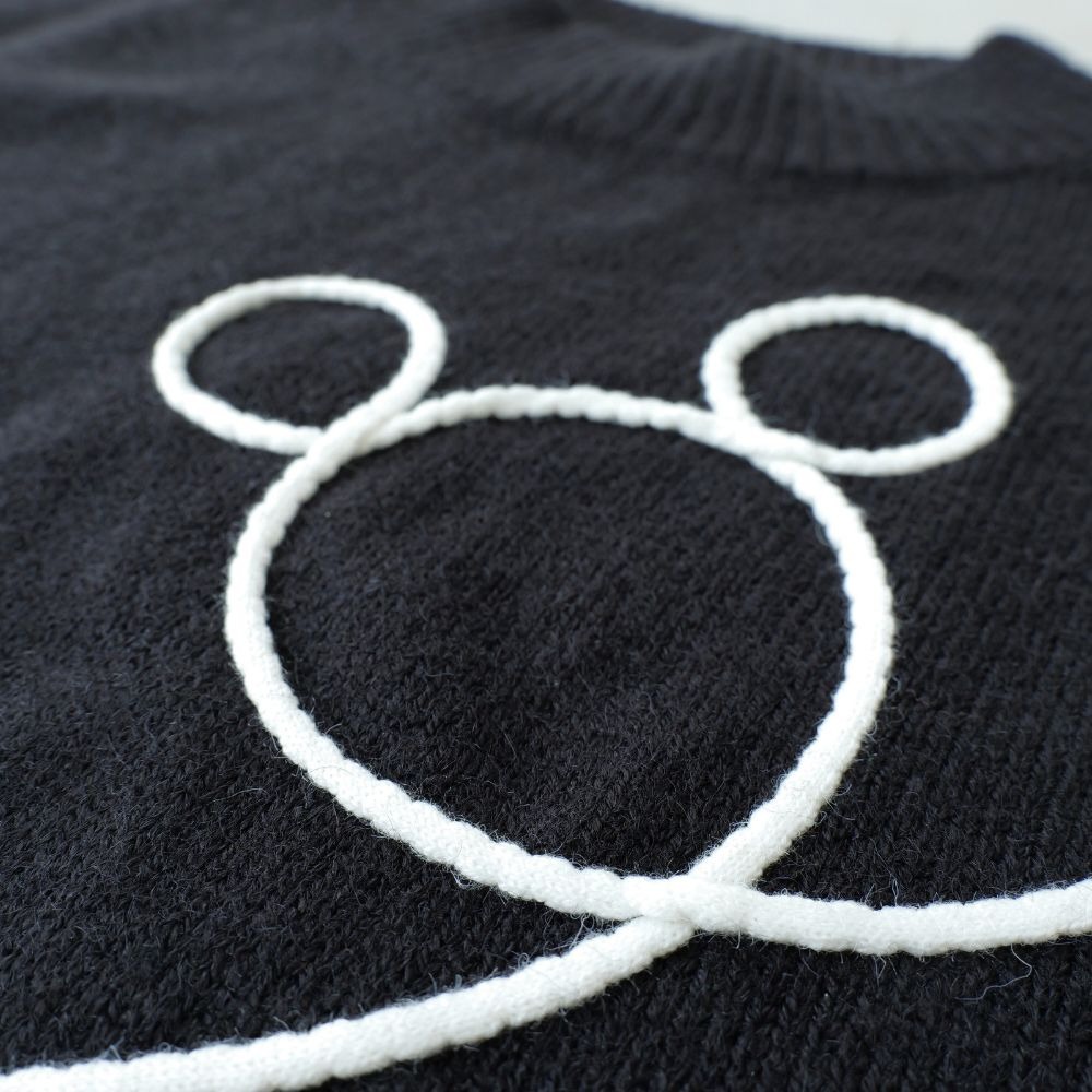 コード刺繍ニット デザインアップ