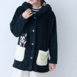 耳付きボアガウン