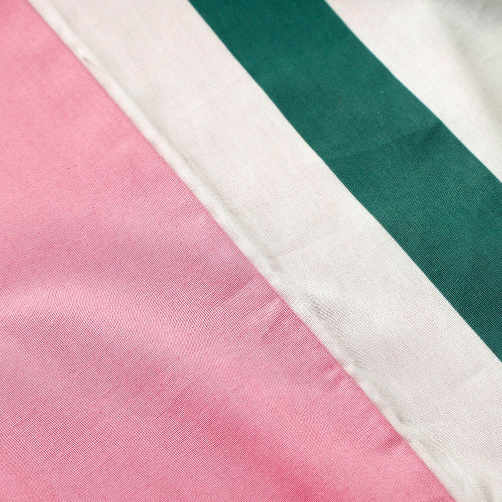 綿素材を使用した掛け布団カバー・枕カバー2点セット 素材アップ 裏