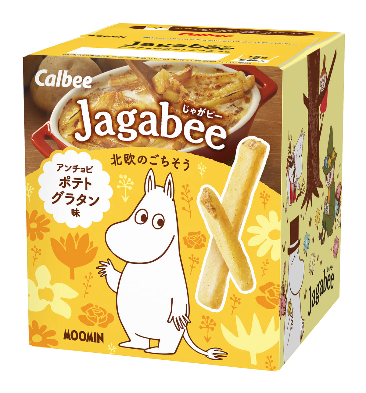 Jagabee「ムーミン」アンチョビポテトグラタン味
