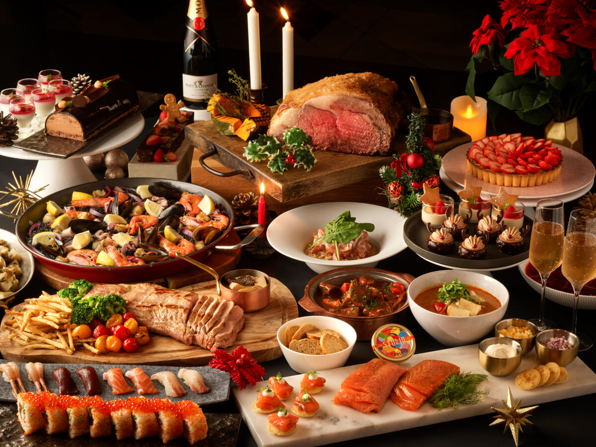 3階パシフィック・テーブル ビュッフェメニュー「クリスマス・ワールド・ボヤージュ」