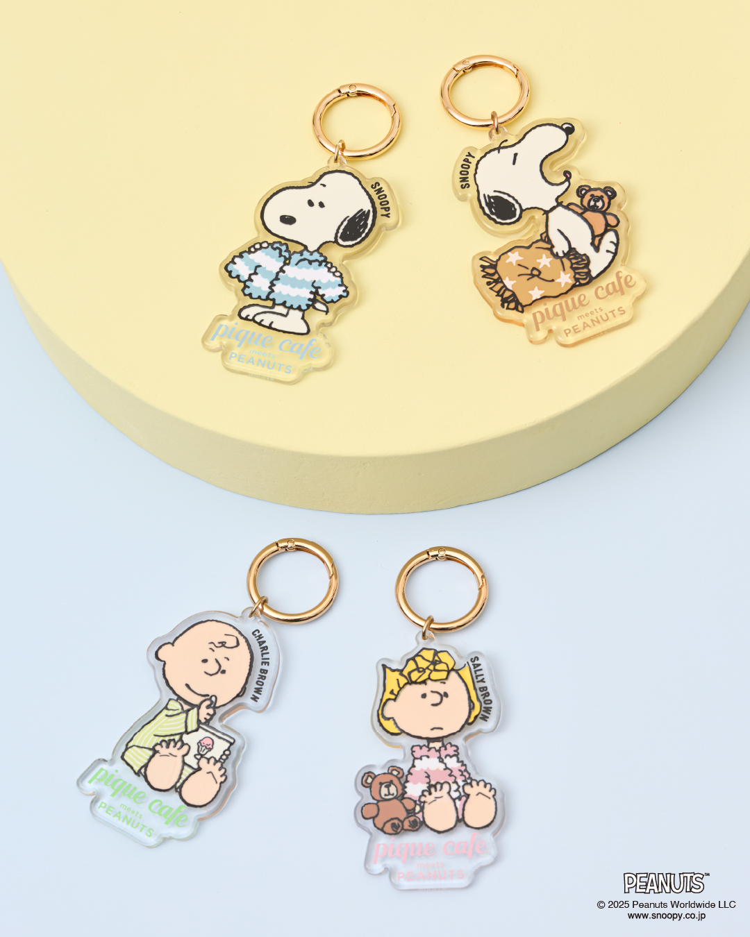 【PEANUTS】オリジナルアート アクリルキーチェーン