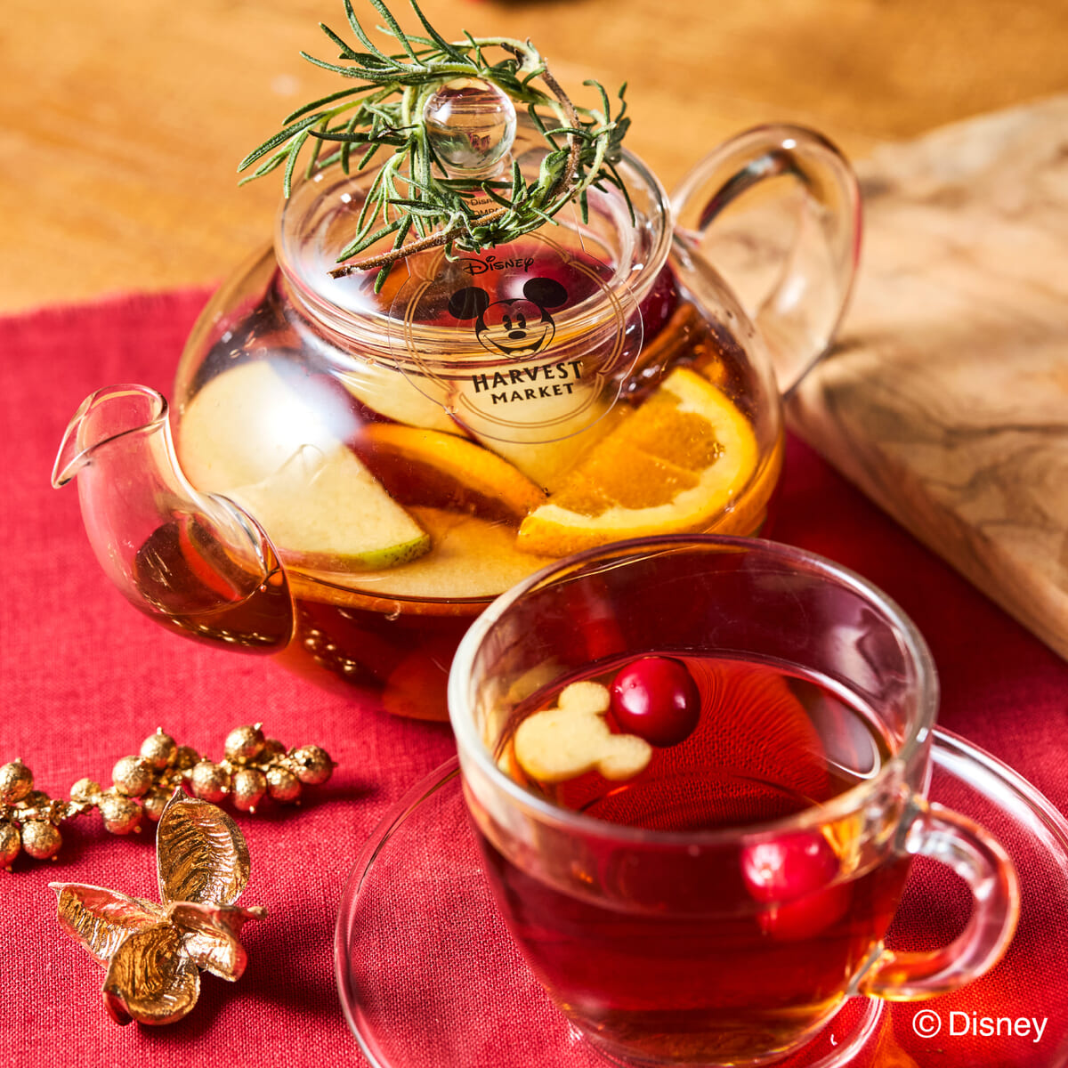 Happy Christmasフルーツティー〈Mickey〉