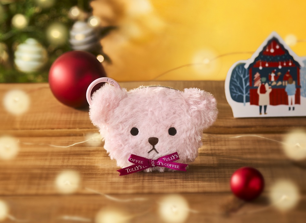 ベアフルフェイス ミニミニポーチ(ミルクティー)