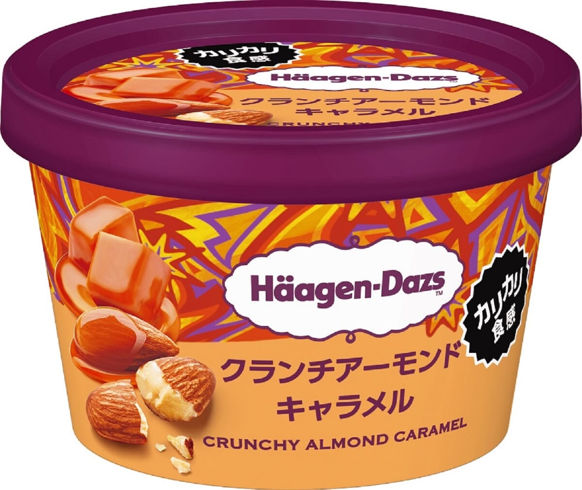 ミニカップ『クランチアーモンドキャラメル』　商品画像
