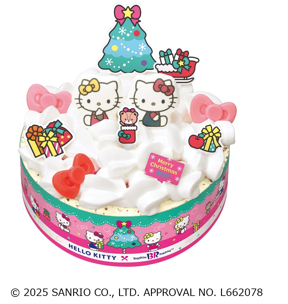 サーティワン「MAKE A SWEET CHRISTMAS(メイク ア スウィート クリスマス)」サンリオ「ハローキティ クリスマス アイスクリームケーキ」