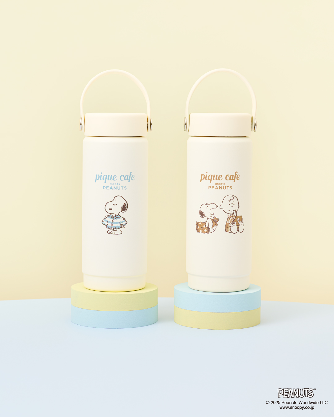 【PEANUTS】オリジナルアート マグボトル