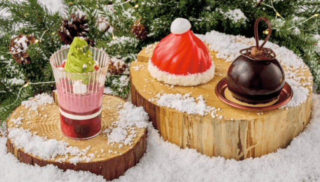 ユニバーサル・スタジオ・ジャパン『ビバリーヒルズ・ブランジェリー』“ユニバーサル・クリスマス・フード・フェスティバル”ケーキ
