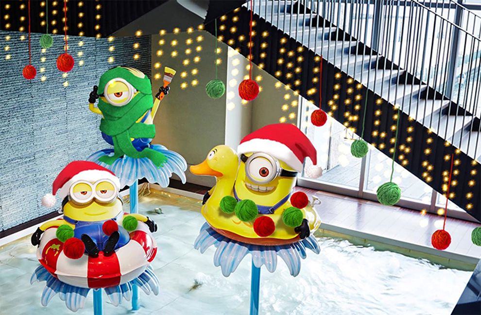 「ミニオンクリスマスデコレーション」2025-1