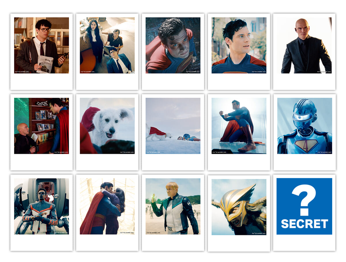 SUPERMAN ポラロイド風ブロマイドコレクション
