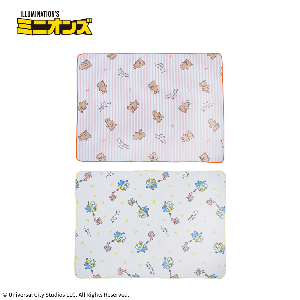 ミニオン　ふわふわビッグ毛布“ボブ＆ティム”