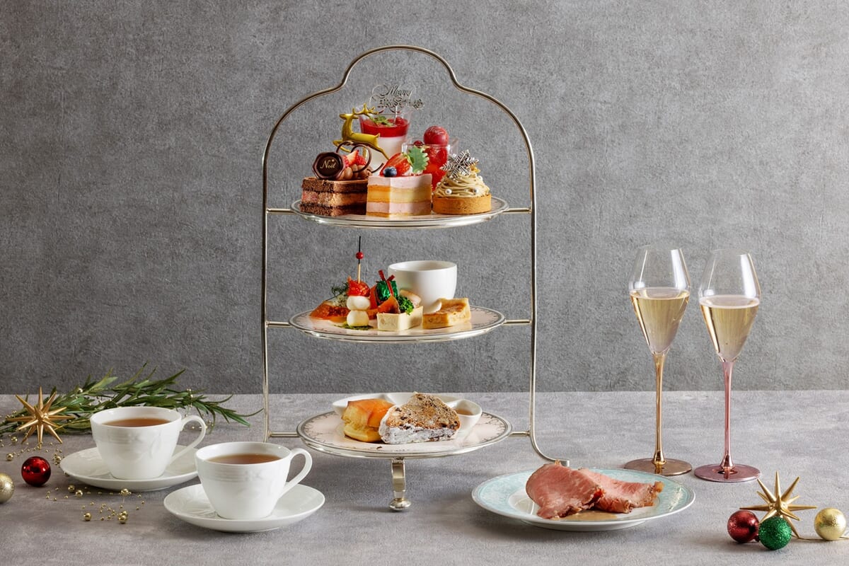 クリスマスイブニングハイティー シャンパンフリーフロー1