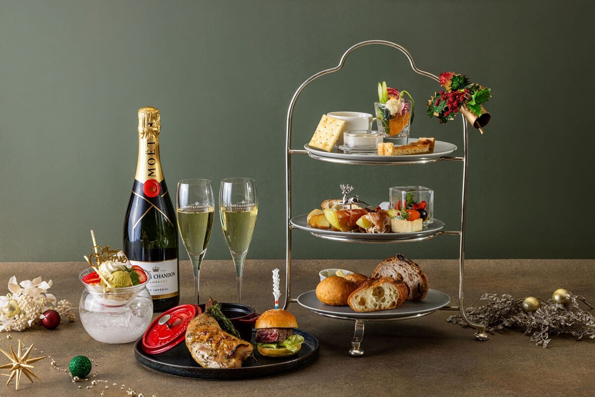 クリスマスイブニングハイティー シャンパンフリーフロー2