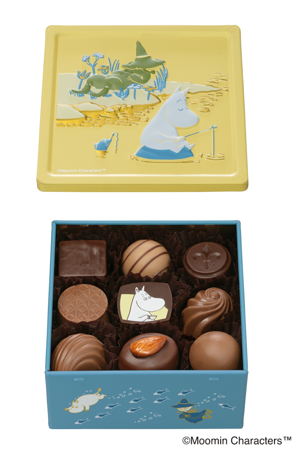 ムーミンとスナフキンの川辺のひととき