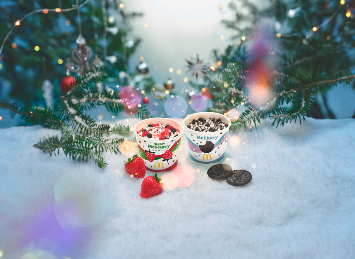 マクドナルド “寄り道マック♡”キャンペーン「マックフルーリー 苺 オレオ クッキー」ラインナップ