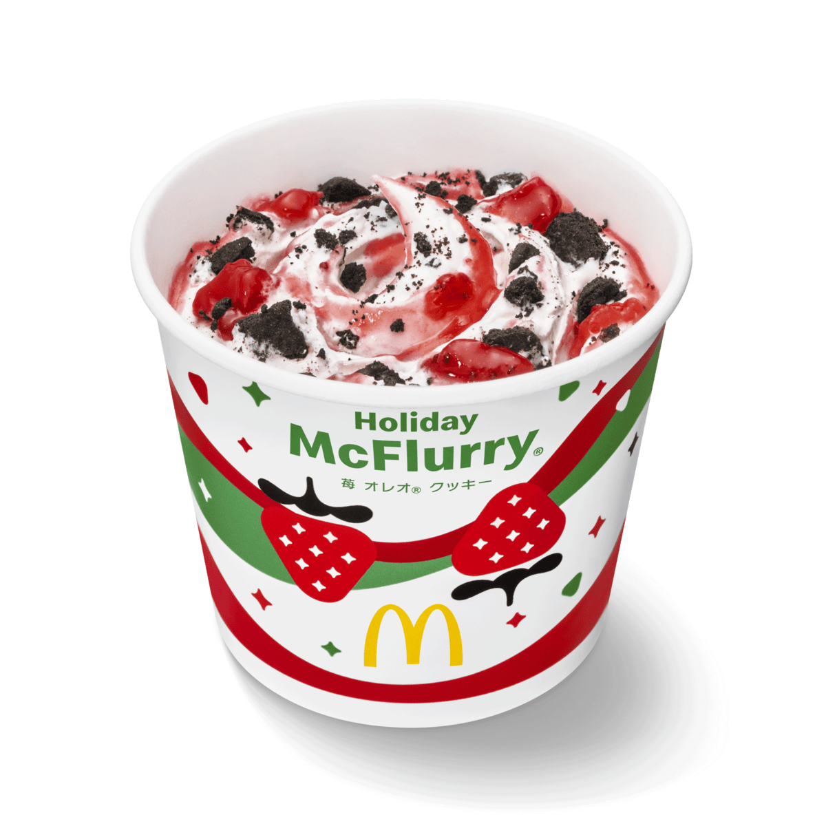 マックフルーリー 苺 オレオ クッキー