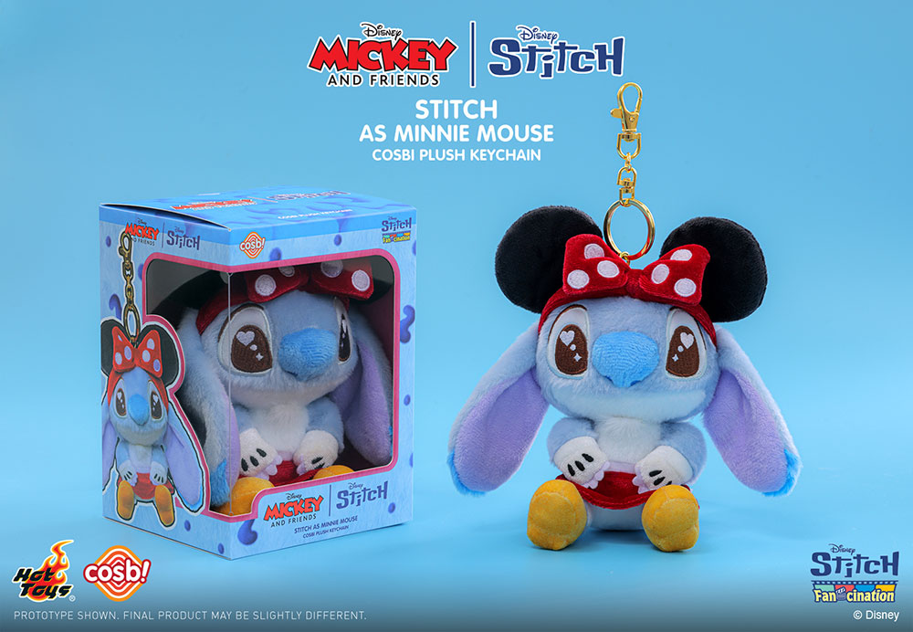 コスビ・ぬいぐるみキーチェーン「スティッチ:ファンシネーション」ミニーマウス