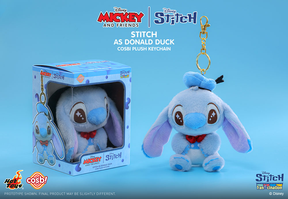 コスビ・ぬいぐるみキーチェーン「スティッチ:ファンシネーション」ドナルドダック