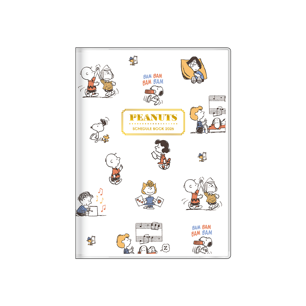 「スヌーピー」2026年スケジュールブック　週間B6 ストーリーブック　チラシ