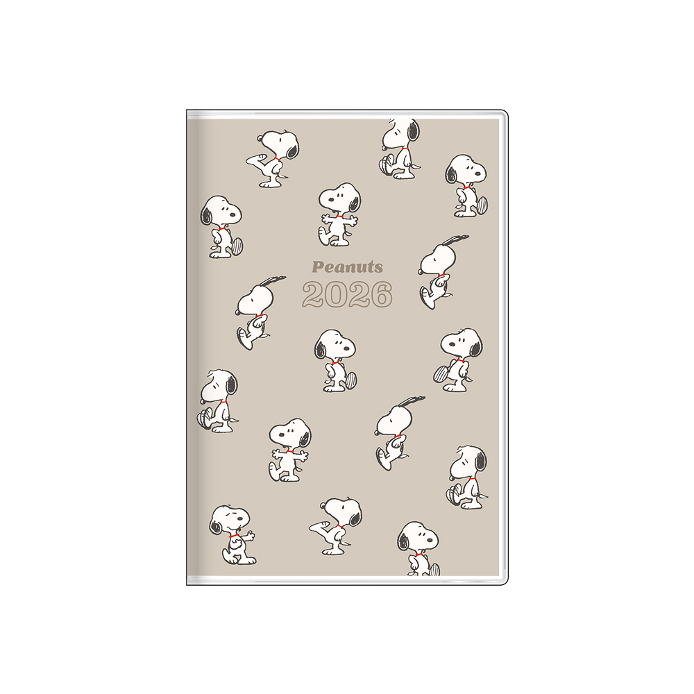 「スヌーピー」2026年スケジュールブック　月間B7　チラシ