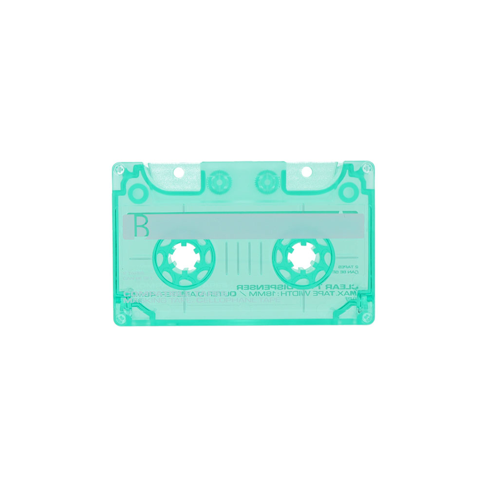 カセットテープカッター(クリアミント)本体裏